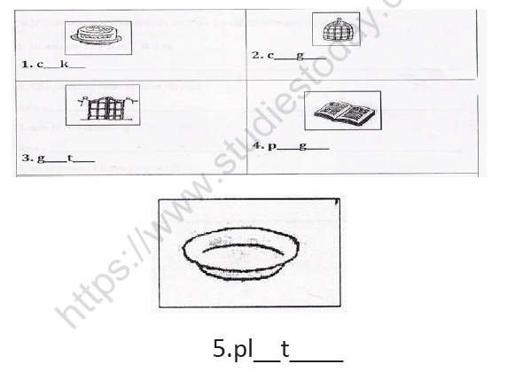 cbse class 1 english revision worksheet set 4 practice worksheet for